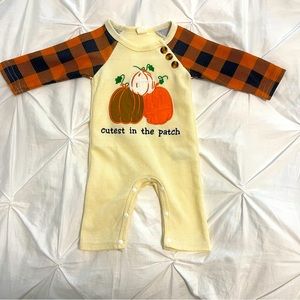 Halloween/Thanksgiving “Cutest in the Patch” Jumpsuit